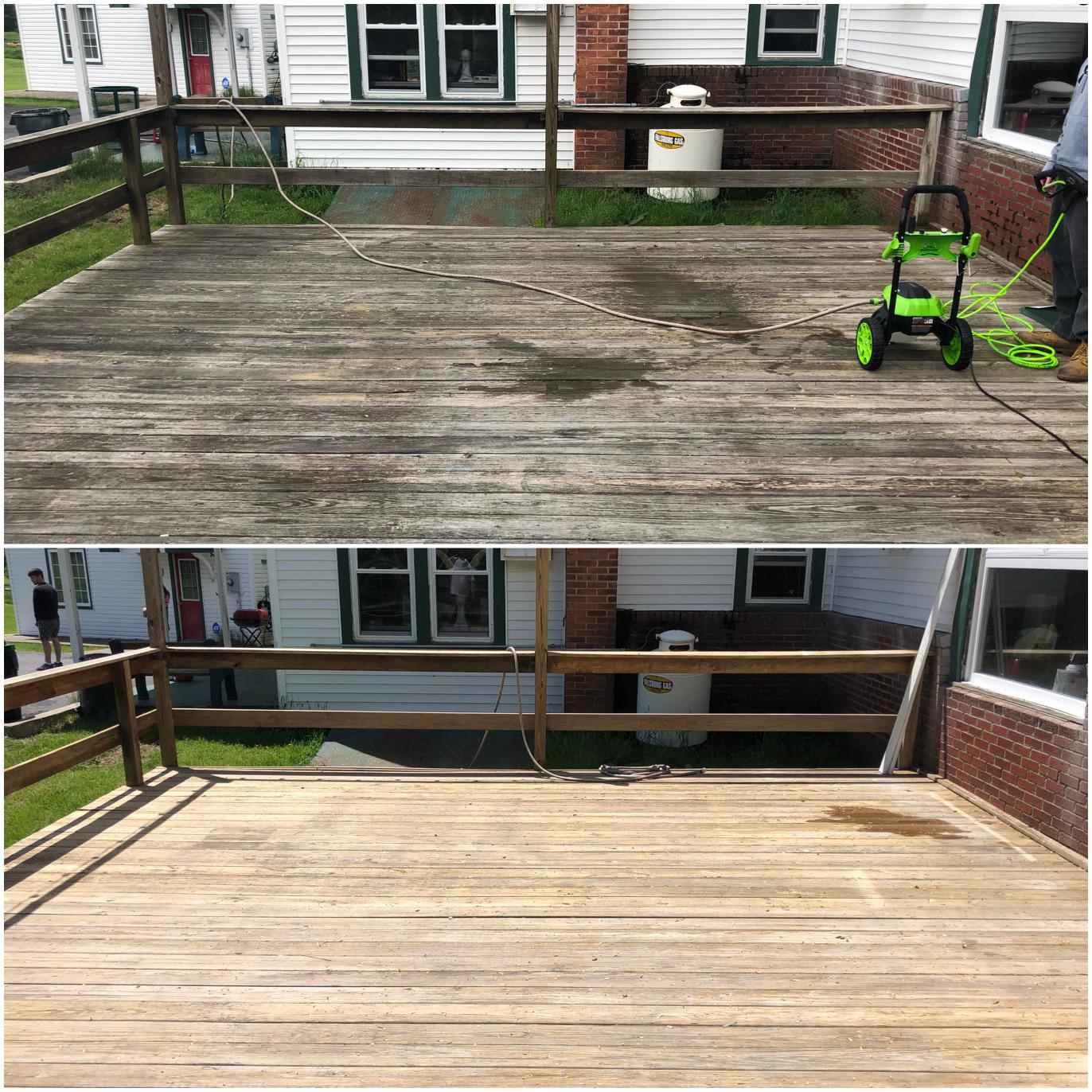 Deck Pressure Washing
